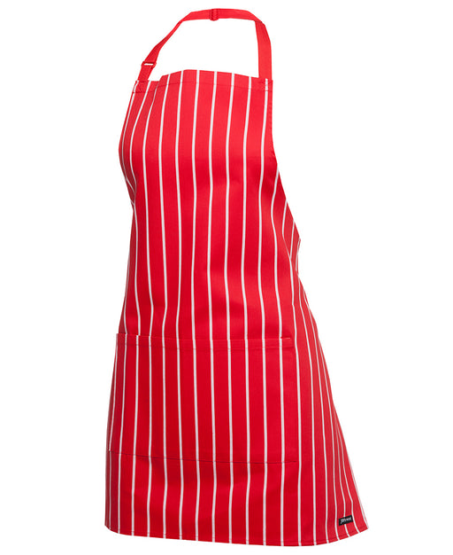 Striped Pocket Apron - Short