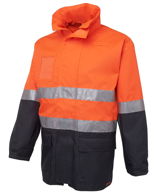 Hi Vis Fleece Lined Safety Jacket - Reflective Tape