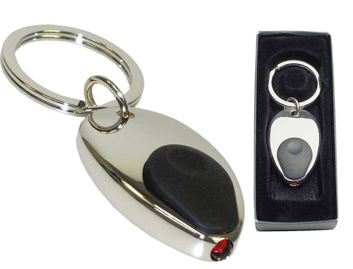 Silver Torch Key Ring