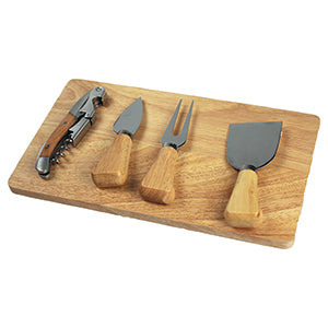 Wooden Cheese Board Set