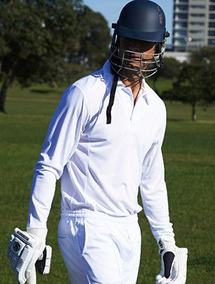 Long Sleeve Cricket Polo