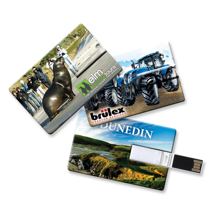 Credit Card Flash Drive - 2GB, 4GB, 8GB or 16GB