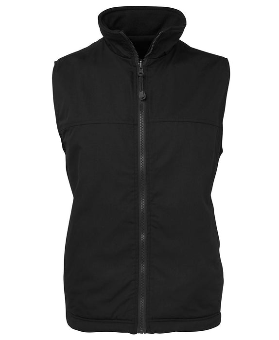 Reversible Canvas and Fleece Vest