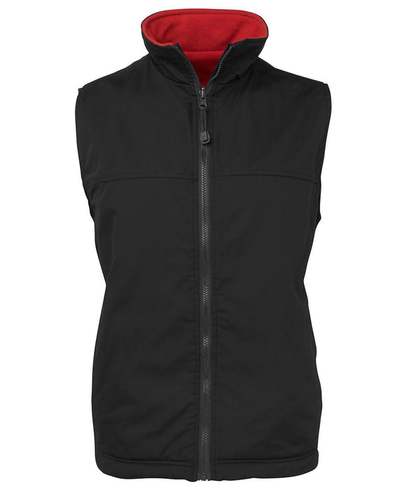 Reversible Canvas and Fleece Vest