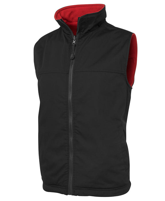 Reversible Canvas and Fleece Vest