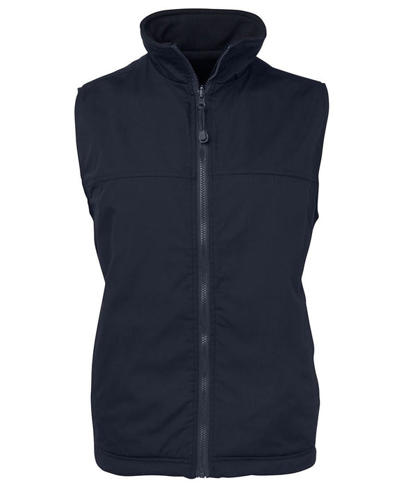 Reversible Canvas and Fleece Vest
