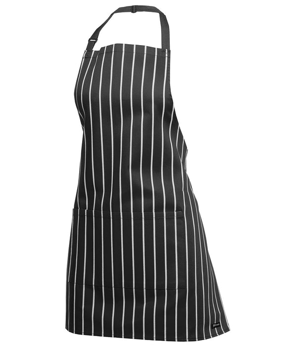 Striped Pocket Apron - Short