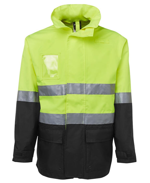 Hi Vis Fleece Lined Safety Jacket - Reflective Tape