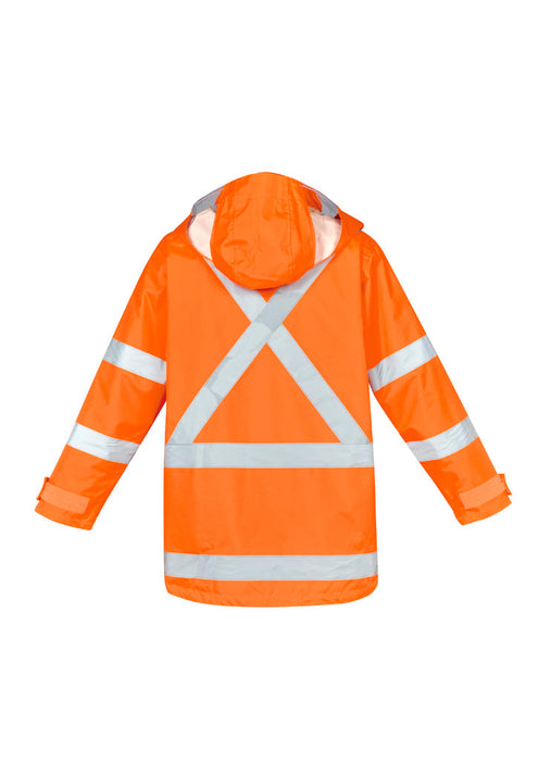 Syzmik Mens TTMC-W17 Hi Vis X Back 4 In 1 Waterproof Jacket